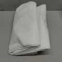 TARPAL 8'x10' White Tarp Waterproof 7.5 mil Medium Duty All Purpose Poly Tarps Cover Waterproof,Snow Proof UV Protection,Rip and Tear Proof,Poly Tarpaulin (8x10 Feet-Finished size)