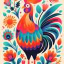 Zariocy Paint by Numbers Kits for Adults -Animals DIY Oil Paintings Canvas Acrylic Paint Set - Rooster Paint by Numbers Kit for Beginners and Ideal for Home Decor 16x20 inch-679