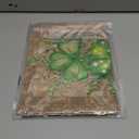 XCHI Green Plaid Four-Leaf Clovers Shamrocks Horseshoes St. Patrick's Day Placemats Set of 6 Table Mats for Party Home Kitchen Dining Table Decorations 12x18 Inch