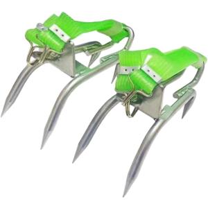 Tree Climbing Spikes - Anti-Slip Cat Claw Shoes Set for Outdoor Climbing, Coconut Picking & Hunting Observation, Professional Grade Arborist Gear (Easy Strap-On)