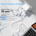 USB C to USB C Charging Cable for Apple 2Pack 6ft,Long Type C to C Fast Charger Cord,for iPhone 17/Air/16/16e/15/Pro/Plus/Pro Max,for MacBook Pro/Air,for iPad Pro12.9/11in,Air 4/5,Mini 6/7 60W