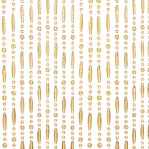 Acrylic Crystal Beaded Curtain 35.5x79inches 45 Strands Bead String Curtains Hanging Door Beads Wave Pattern Hanging Room Divider for Doorway Window Bedroom Home Decor (Champagne)