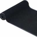 jxgzyy Commercial Entrance Mat, Outdoor Door Mat, Indoor Front Door Mat, Hallway Runner Rug, 3'x16.4', Rubber Floor Mat, Heavy Duty, Non Slip, Black, 0.9x5m