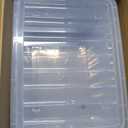 Superio Clear Storage Container with Lid, 16 Quart Plastic Bin for organization, Non-Toxic, BPA Free, Odor-Free, Stackable Latch Box organizer for Home, Dorm, Classroom, Garage, Closet (16 Quart) (16.25"x11"x7.25")