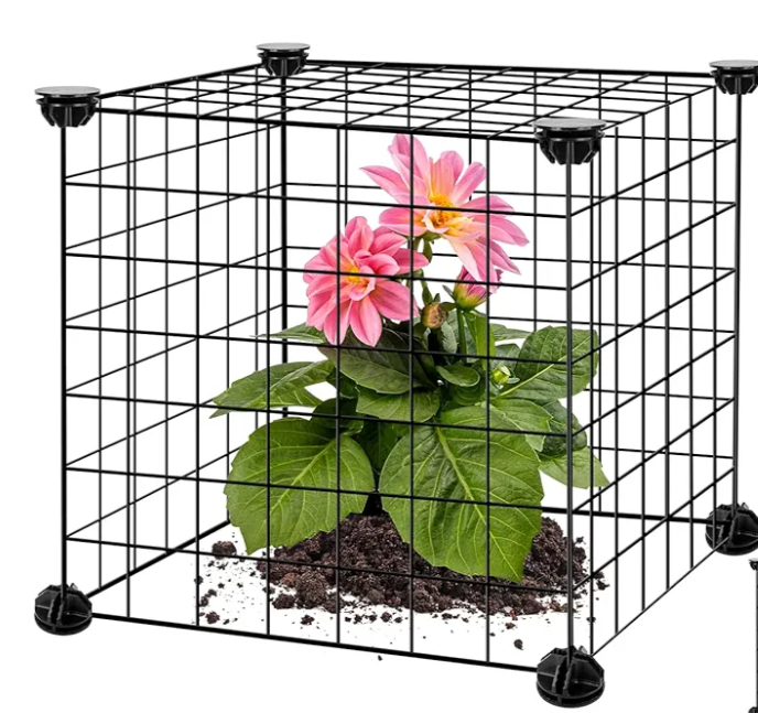 14 Pieces Plant Protectors from Animals,5 Pack Wire Plant Protectors,Plant Cages for Outdoor Plants,Garden Protection from Deers,Rabbits,and Other Animal 13x12inch