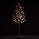 6ft Star Light Tree with 256 Warm White LEDs for Holiday Decor - Dimmable, UL Certified, Waterproof - Ideal for Indoor and Outdoor Decoration