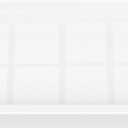 Sunrosa Shower Base 48"36"4", Single Threshold Shower Bases with Left Drain, Rectangle Solid Surface White Shower Pan, Slip Resistant Textured Surface, Include Stainless Steel Chrome Cover