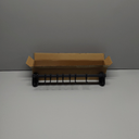 Adhesive Wall Mounted Pot Pan Rack, Kitchen Wall Mounted Detachable Pan Lid Utensils Organizer Hanging Rail with 8 Hooks for Kitchen Bathroom Bedroom,17.7''