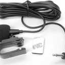 FingerLakes 3.5mm Portable Car External Microphone Mic DVD Radio Laptop Stereo Player Head Unit with 3m Cable Plug and Play