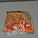 fun shack Orange Mullet Wig for Men, 80s Punk Rocker Spiky Wig, Retro Mullet Hair for Parties and Costumes, One Size