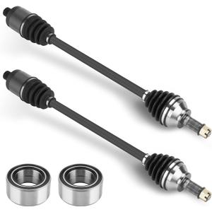 Rear CV Axle Shaft & Wheel Bearings Set for Polaris RZR XP 1000 / XP 4 1000 EPS 2016-2020, RZR XP Turbo/XP 4 Turbo 2016-2019, 2 CV Axle Drive Replace for 1333439