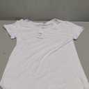 DittyandVibe Women Shirt Long/Short Sleeve V Neck Curved Hem Tunic Tops Tshirt (Medium)