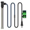 3000W 240V Immersion Water Electric Heater for Above Ground Pool&Baptismal Pool – Portable Fully Submersible Heater with WiFi Timer& Auto Shut Off for Bucket, Pools, Tubs&Swimming/Inflatable Pool etc