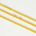 YOUBEIYEE 3M Gold Plated Chain Necklace for Women Jewelry DIY Copper Arrow Cable Link Chain Jewelry Making Supplies Findings Yellow Enamel Craft Chain Roll
