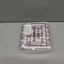 Sotiff Christmas Candy Canes Ornaments Plastic Glitter Candy Cane Christmas Tree Hanging Decorations for Holiday Party Favors (Pink and White,36pcs)