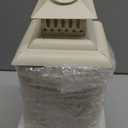 Lanterns Decorative Outdoor&Indoor, Set of 2 (14"&10") Beige Metal Lantern Decor with Glass, Candle Holder for Porch, Patio, Garden, Balcony, Wedding, Table Centerpiece