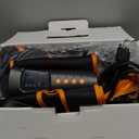 Leg Massager with Heat and Compression, Foot and Full Leg Massager for Circulation and Pain Relief, Sequential Compression Boots with 6 Modes, 6 Intensity, 3 Heat, Gifts for Mom, Dad, Athletes (Black Yellow)