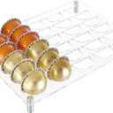PH PandaHall Coffee Pods Holder, Coffee Storage Organizer Holds 30 Pods Coffee Storage Tray Organizer Stand Drawer Insert Drawer Pod Portable Transparent Acrylic Drawer for Home Countertop Office
