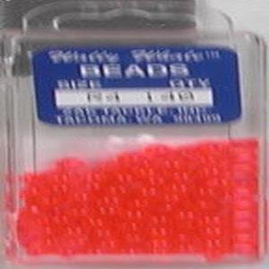 Zak Tackle Fishing Beads, Red, Size 4 3 Pack 120 Pcs each