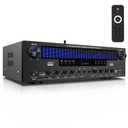 Daakro Stereo Receivers Home Audio Amplifier w/DSP Display,300W Rated Power 5.1 Channel Bluetooth Receiver,Home Amp w/BT/CD/DVD/AUX/USB/BT/FM/Opt/COA/MIC for Home/Studio/Theater Passive Speakers