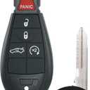 Keyless Entry Remote Control Key Fob Replacement Fits for 2013 2014 2015 2016 Dodge Dart M3N-32297100 56046773 56046773AA 56046773AE 56046773AC 56046773AF 56046773AD 433 MHz