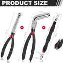 Electrical Disconnect Pliers 37960, 37980, Electrical Connector Separator 13120, 8in Automotive Tools Electrical Connector Pliers, Automotive Tools for Push Tab Style Plugs (3-Piece Set)