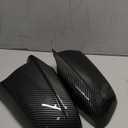 Astra Depot 2X Door Wing Rearview Side Mirror Cover Cap Compatible with 2011-2013 BMW F10 5-Series Sedan Pre-LCI (Carbon Fiber)