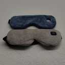 Heated Eye Mask - Cordless Eye Mask for Dry Eyes, FSA - HSA Eligible, Eye Relief, Improved Sleep, Washable Eye Heating pad for Travel and with Replaceable Shell (Gray)