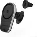 Scosche MPQ5DV-XTSP MagicMount Pro Charge5 15W Wireless Charging MagSafe Car Mount, Magnetic Phone Holder for Dashboard/Vent Compatible with iPhone 16/15/14/13/12 Pro/Pro Max/Plus, MagSafe Case & More