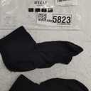 Merino Wool Ankle Socks, Men's Women's 90% Wool Athletic Thin Running Moisture Wicking Socks, 3 Pairs (Large, #Black)