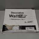 Art3d 10-Sheet Peel and Stick Backsplash Tile for Kitchen Bathroom Fireplace Laundry Room in White Marble Tone (13.4" x 11.8", White Slate with Silver Studded)