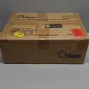 Furologee Kitchen Bakers Rack with Power Outlet, Coffee Bar Station with Storage 4 Tiers, Microwave Oven Stand with 6 S Hooks, Kitchen Storage Shelves Rack for Spices, Pots, Black Oak (22inch)