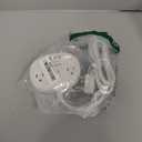 India to US Plug Adapter, India Plug Adapter with 3 American Outlets 4 USB Ports (2 USB-C) Total 24W, Type D Travel Adapter for USA to India Bangladesh Maldives Nepal Pakistan