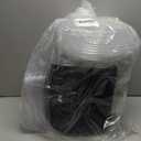 Restaurantware Sushi Containers, Pack Of 50 Plastic Disposable Square Sushi Storage Containers, Sushi Containers With Lids For Meal Prep Take Out, Stackable Black Food Containers With Clear Lids (10 3/4" x 10 3/4" x 1 3/4", Gold)