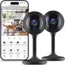 Geeni Look 1080p Indoor Camera, Full HD Wi-Fi & Motion Detection, 2-Pack