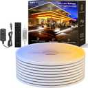 20FT Dimmable White LED Neon Strip Lights, Tunable 2700K6500K Flexible Rope Light with Remote, 24V LED Tape for Kitchen Cabinets, Bedroom, Mirror, Home Indoor Lighting