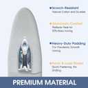 Ironing Board Cover and Pad for Standard Size 15" x 54", Sliver