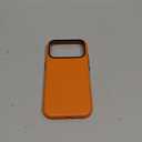 SHIELDON Genuine Leather Case for iPhone 17 Pro 6.3 Inch 2025 | Compatible with Magsafe, Updated Camera Button, Magnetic Wireless Charging, Anti-Scratch, Shockproof, Protective Phone Cover - Orange