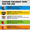 3 x Scotch Heavy Duty Shipping Packing Tape, Clear, Shipping and Packaging Supplies, 1.88 in. x 54.6 yd., 6 Tape Rolls