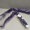 Kraler 2 packs 24 inch Synthetic Braiding Hair Extensions, Purple Pre-Stretched Braiding Hair for Girls for Box Braids, Halloween Cosplay Party