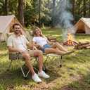 Reclining Camping Chair with Foot Rest,5-Position Adjustable Camping Lounge Chair,Folding Beach Chair with Carry Bag,Supports 330 lbs