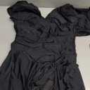 Women's One Piece Swimdress Swimsuits for Women Tummy Control Swim Dresses (Medium, Black)