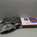 Portable USB Heated Blanket, 3 Heat Settings Wearable Heated Blanket Throw 3 Hrs Auto Off, Overheat Protection Soft USB Heating Blanket Wrap Machine Washable, Grey (Power Supply Not Included)