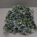 DearHouse Faux Eucalyptus Garland Plant, 2 Pack Artificial Vines Hanging Eucalyptus Leaves Greenery Garland for Wedding Backdrop Arch Wall Decor, 6 Feet/pcs UV Protected Indoor Outdoor