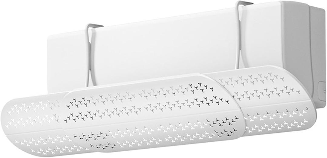 Retractable Air Conditioner Air Deflector,3 in 1 Adjustable Air Conditioner Deflector Helps Cooling/Heating Air Circulation,Anti Blast,Wind Baffle and Direction, Anti-Condensation