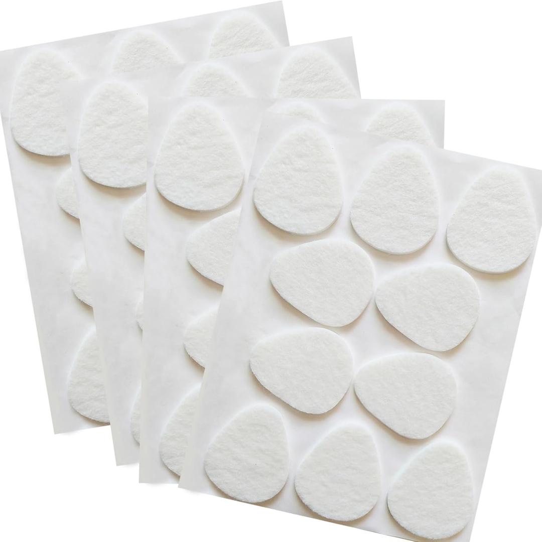 Metatarsal Pads for Women and Men 40 Pieces, Felt Ball of Foot Cushion, Adhesive Forefoot Pads Forefoot Cushion Pads, Foot Pads for Forefoot and Sole Support, Metatarsalgia Mortons Neuroma