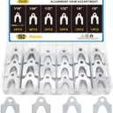 152 Pieces Auto Alignment Body Shims 1/16" 1/64" 1/32" 1/8" Car Alignment Shims Spacers Assortment Kit
