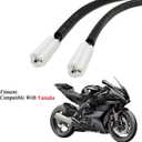 4Pcs 22.5cm/8.86in Motorcycle Light Line Compatible With YAMAHA YZF 600 XP500 R1 R6 Turn Signals Connector Semaphore Adapter Blinker Indicators Wire Plug 