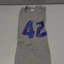 Number #42 Blue Varsity Number TShirt, 

Small Youth Size