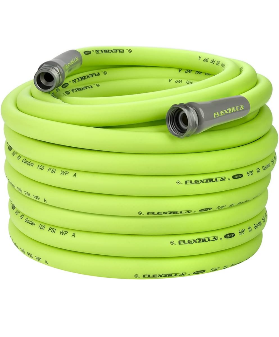 Flexzilla HFZG5100YW Garden Lead-in Hose 5/8 in. x 100 ft, Heavy Duty, Lightweight, Drinking Water Safe, Green